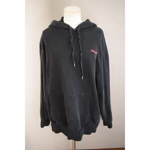 Oakley Thermonuclear Protection Hoodie Size XXL Y2K Sleeve Hit Black